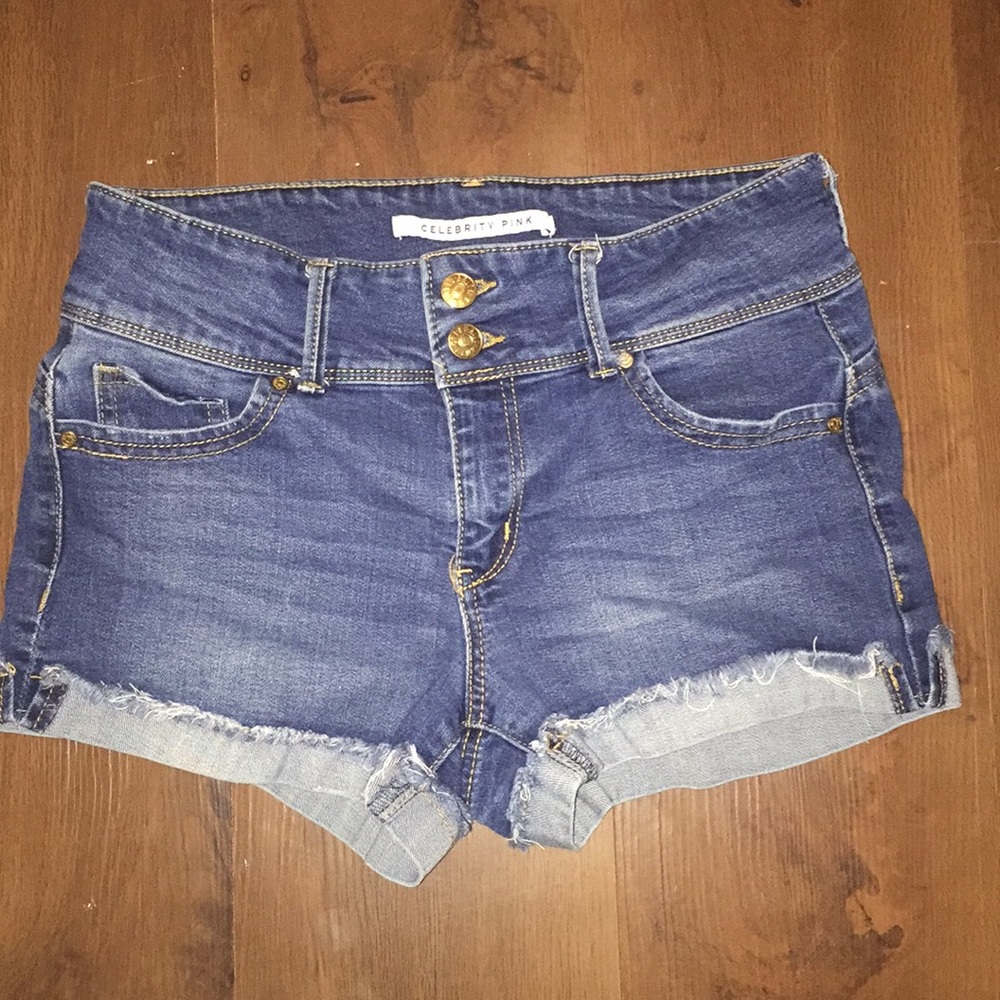 Blue shorts